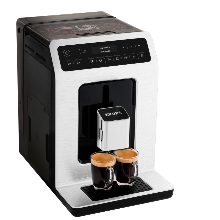 Krups - Automatický kávovar s nádobou na mléko EVIDENCE 1450W/230V bílá
