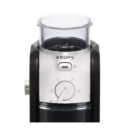 Krups - Elektrický mlýnek na kávu 110W/230V nerez/černá