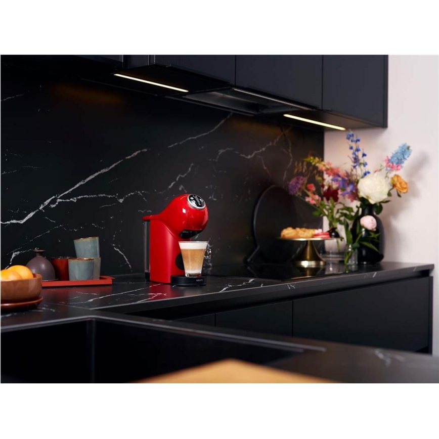 Krups - Kávovar na kapsle NESCAFÉ DOLCE GUSTO GENIO S PLUS 1500W červená