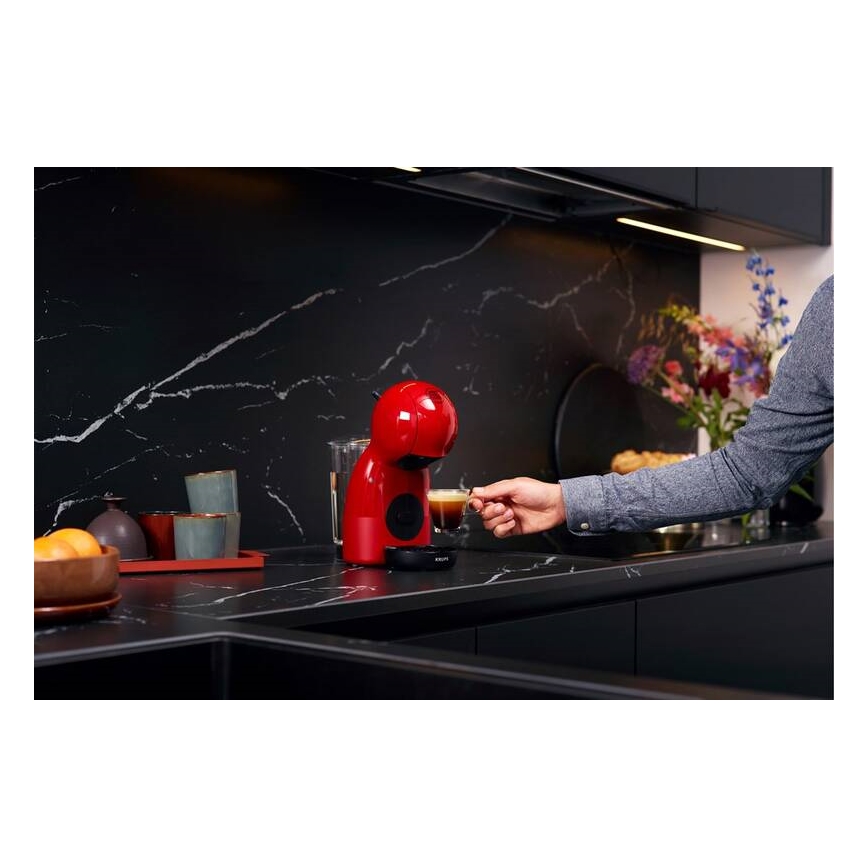 Krups - Kávovar na kapsle NESCAFÉ DOLCE GUSTO PICCOLO XS 1600W červená