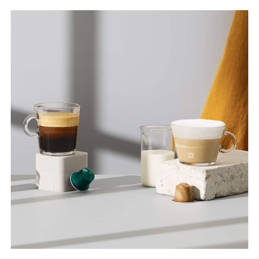 Krups - Kávovar na kapsle NESPRESSO Essenza mini 1310W/230V bílá