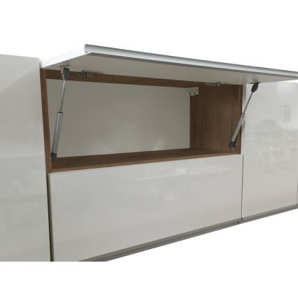 Kuchyňská linka MARINA 180 cm dub craft/lesklá bílá