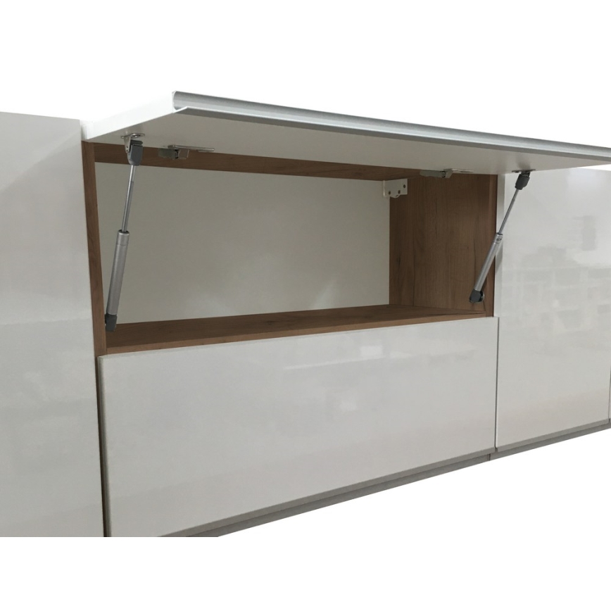 Kuchyňská linka MARINA 180 cm dub craft/lesklá bílá