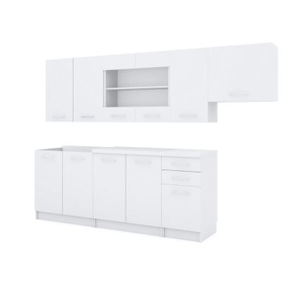 Kuchyňská linka MARISA 260 cm bílá