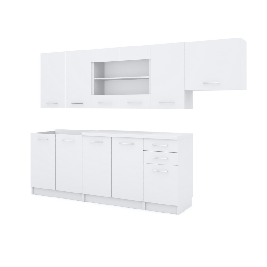 Kuchyňská linka MARISA 260 cm bílá