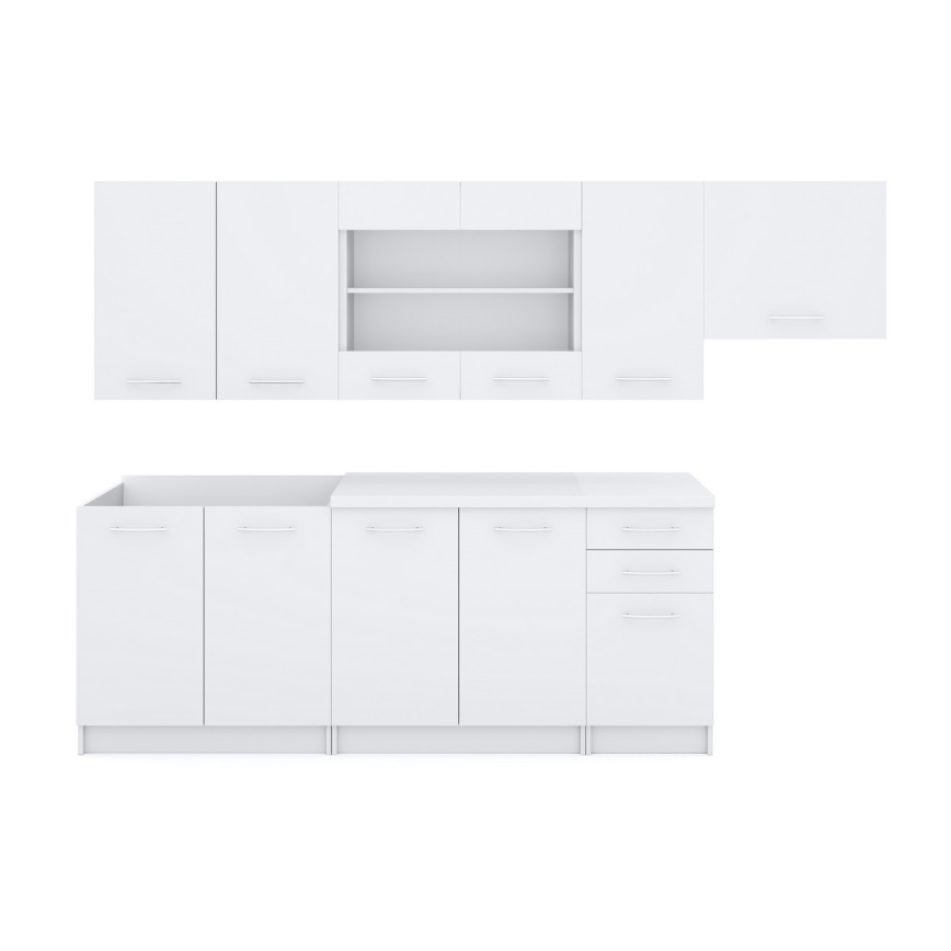 Kuchyňská linka MARISA 260 cm bílá