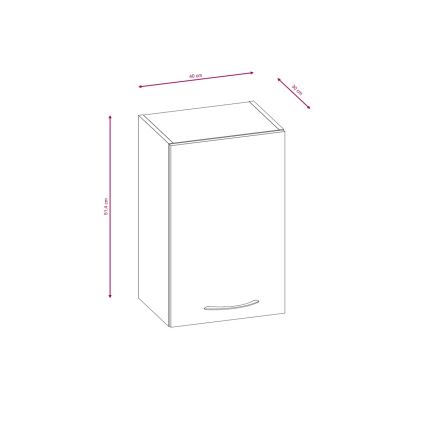 Kuchyňská linka VALERIA 180 cm dub sonoma/hnědá