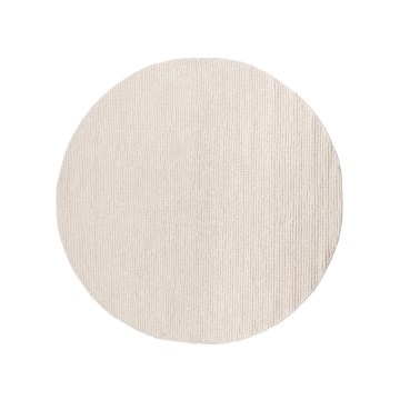 Kulatý koberec FIR WOOL 160 cm 2600 g/m2 krémová/přírodní
