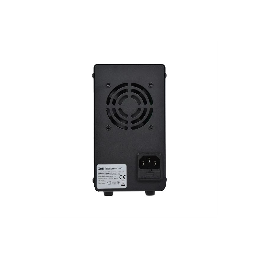 Laboratorní zdroj GETI GLPS1203H 0-120V/0-3A