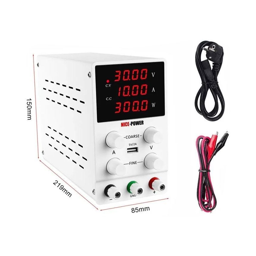 Laboratorní zdroj SPS3010 0-30V/0-10A