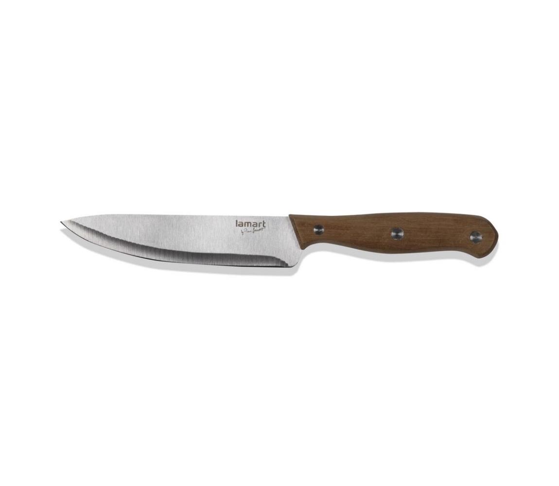 Lamart Lamart - Kuchyňský nůž 21,3 cm dřevo FT0549