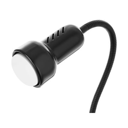 Lampa s klipem LOLEK 1xE14/24W/230V černá