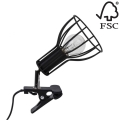 Lampa s klipem MEGAN 1xE14/40W/230V – FSC certifikováno