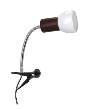 Lampa s klipem SVENDA 1xE27/60W/230V buk