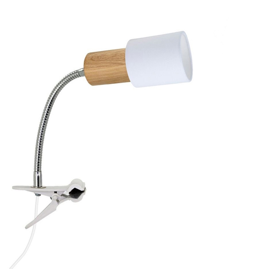 Lampa s klipem TREEHOUSE 1xE27/25W/230V dub