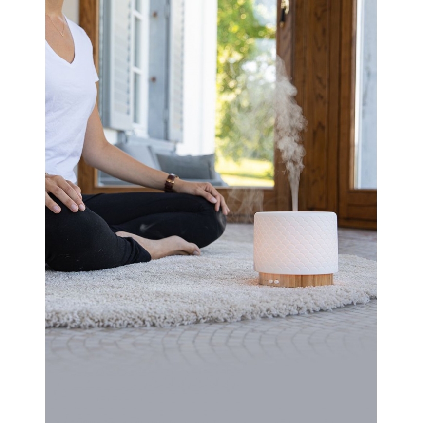 Lanaform - LED Ultrazvukový aroma difuzér 5V 280 ml USB