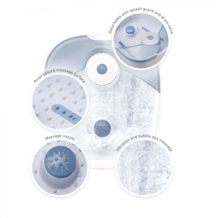 Lanaform - Masážní lázeň na nohy FOOT SPA 60W/230V