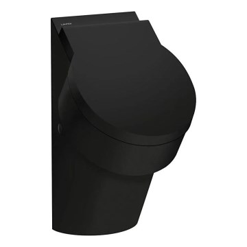 LAUFEN H8402817160001 - Pisoár s otvory pro poklop VAL zadní přívod, zadní odpad keramika/matná černá