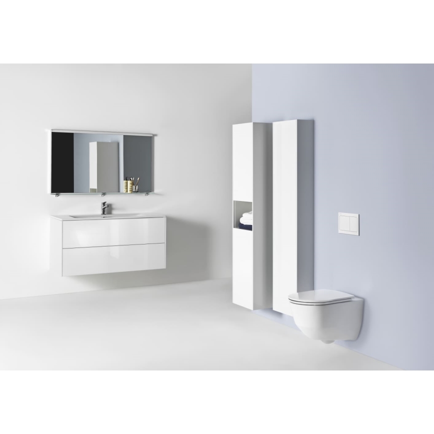 LAUFEN H8669530000001 - Závěsné WC PRO keramika/bílá + záchodové prkénko SoftClose PRO duroplast/bílá