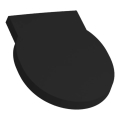 LAUFEN H8942827160001 - Poklop pro pisoár SoftClose VAL duroplast/matná černá