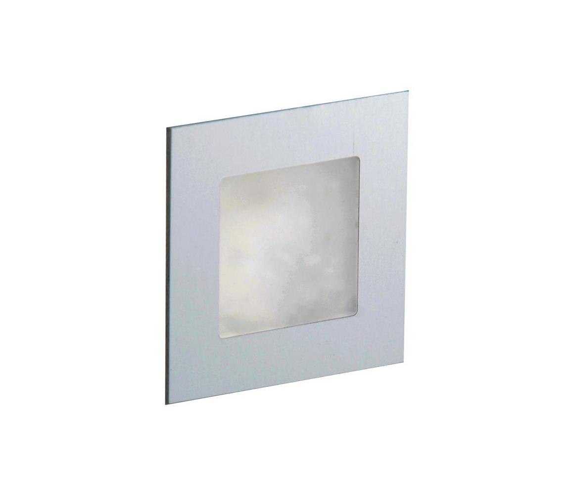 LDST LDST AN-01-SS-BZ16 - LED schodišťové svítidlo ANGEL 16xLED/1,2W/230V matný chrom LD0043
