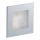 LDST AN-01-SS-BZ9 - LED schodišťové svítidlo ANGEL 9xLED/1,2W/230V matný chrom 6500K