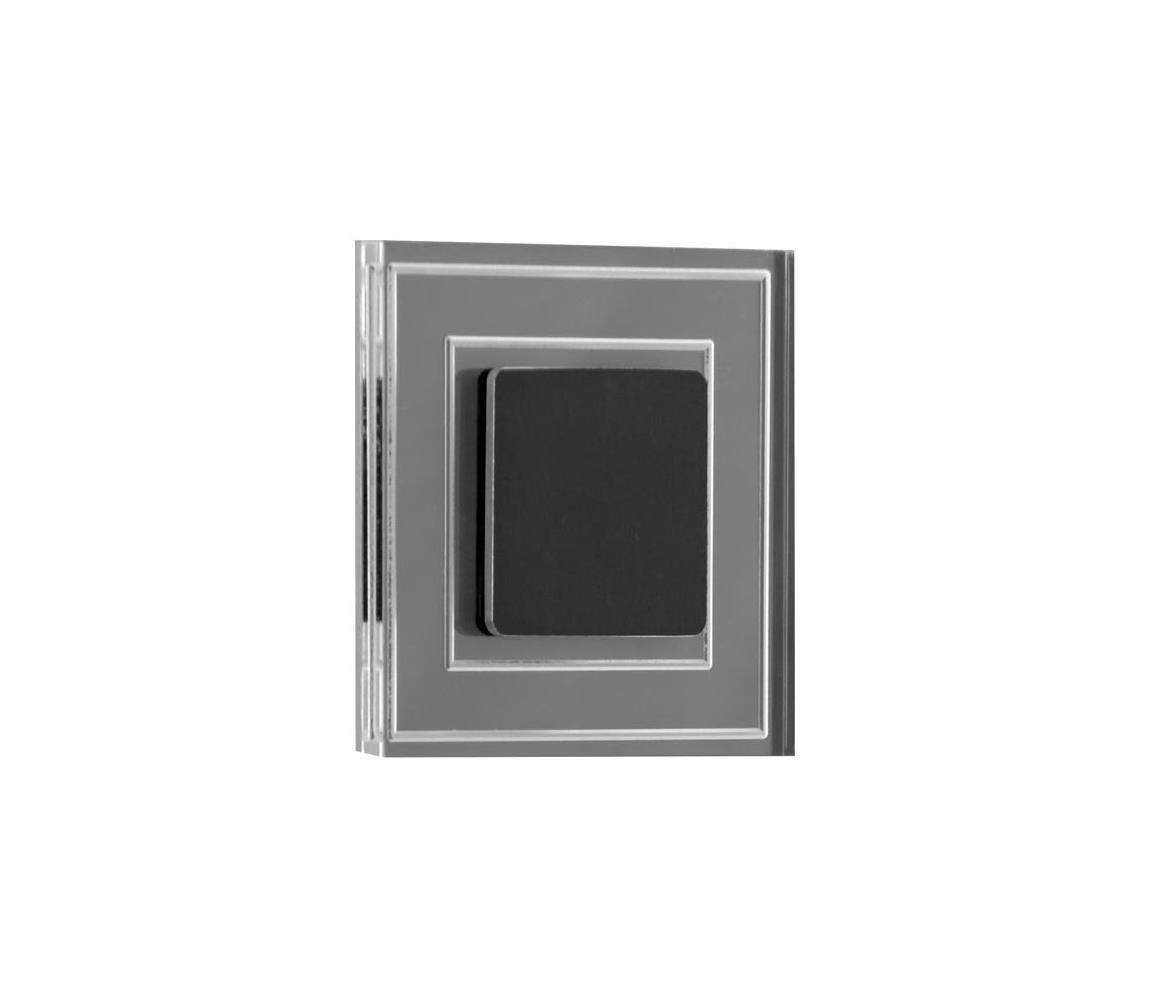 LDST LDST KE-01-SC-BC8 - LED schodišťové svítidlo KELLY 8xLED/1,2W/230V matná černá LD0073