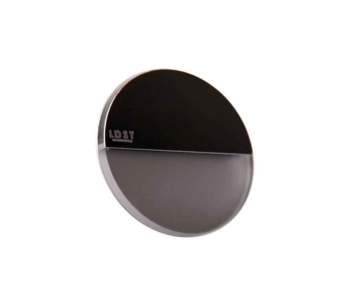 LDST LDST RO-01-SC-BZ4 - LED schodišťové svítidlo ROBIN 4xLED/1,2W/230V matná černá LD0127