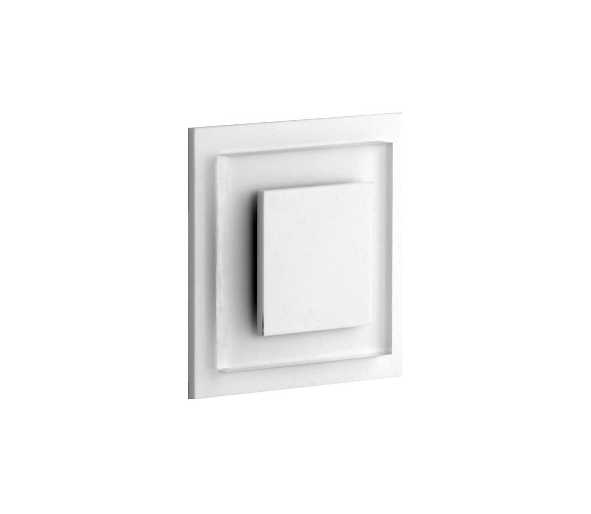 LDST LDST SU-01-B-BZ8 - LED schodišťové svítidlo SUNNY 8xLED/1,2W/230V bílá 6500K LD0090
