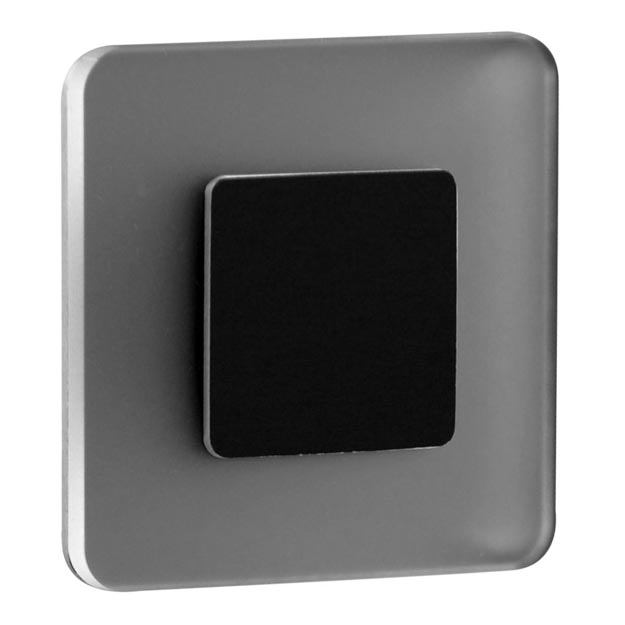 LDST SW-01-SC-BZ8 - LED schodišťové svítidlo SWIFT 8xLED/1,2W/230V matná černá 6500K