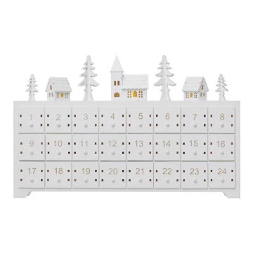 LED Adventní kalendář 3xLED/2xAA