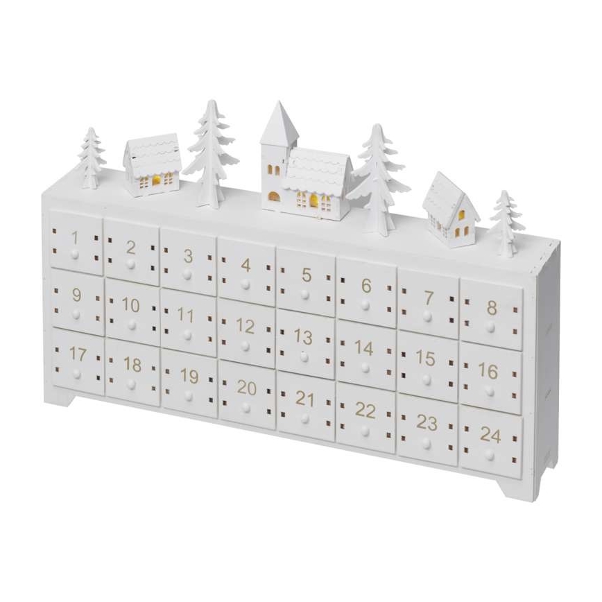 LED Adventní kalendář 3xLED/2xAA