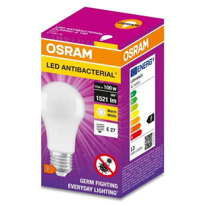 LED Antibakteriální žárovka A100 E27/13W/230V 2700K - Osram