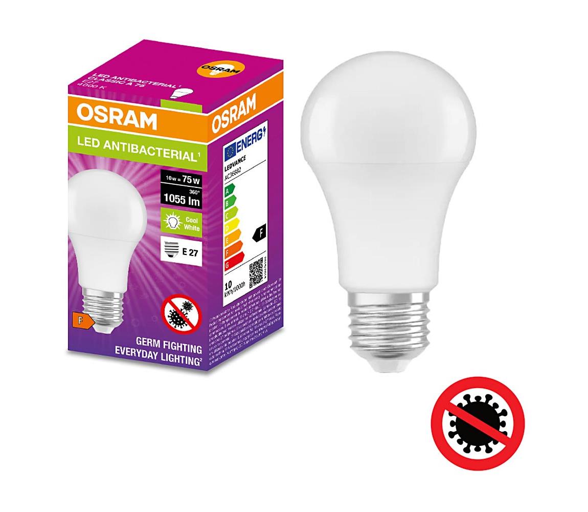 Osram LED Antibakteriální žárovka A75 E27/10W/230V 4000K - Osram 