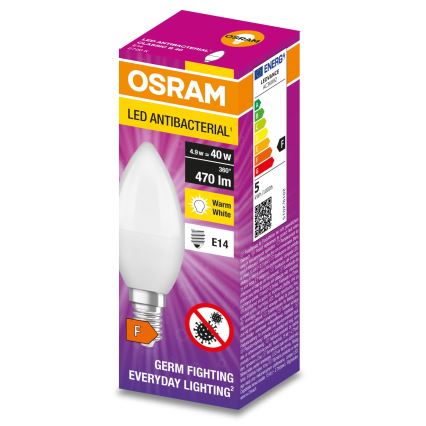 LED Antibakteriální žárovka B40 E14/4,9W/230V 2700K - Osram