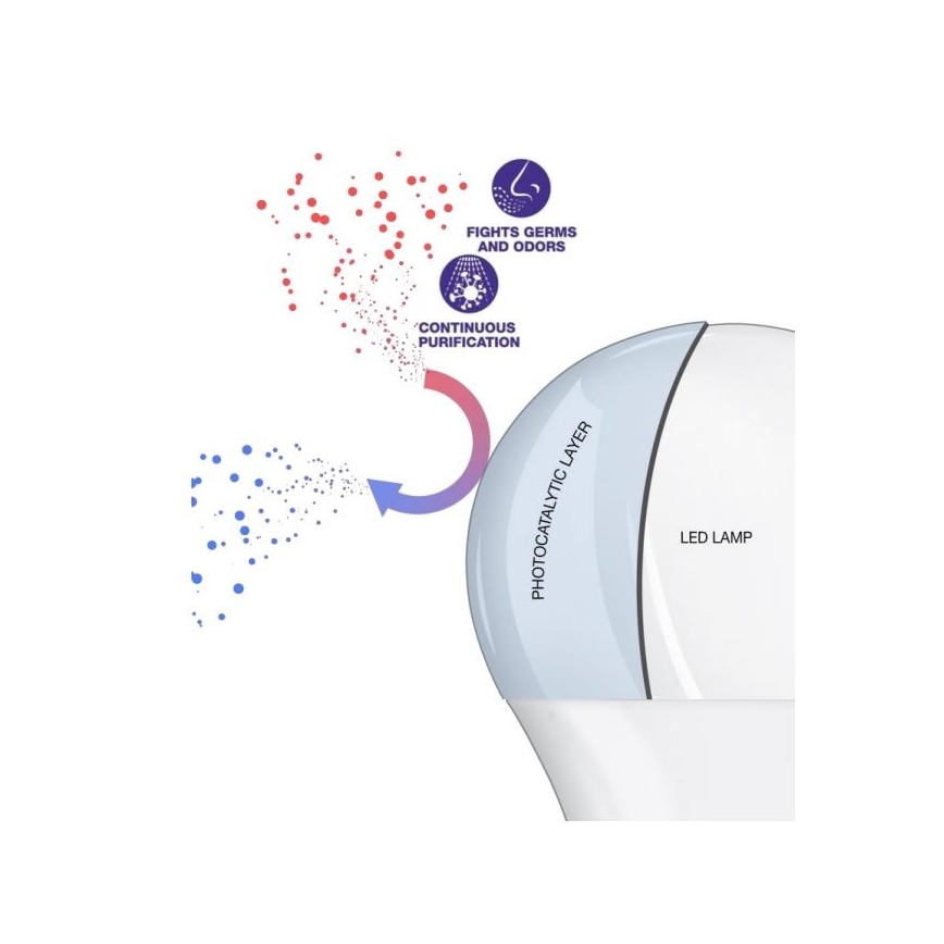 LED Antibakteriální žárovka B40 E14/4,9W/230V 4000K - Osram