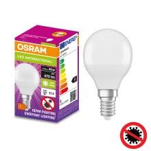 LED Antibakteriální žárovka P40 E14/4,9W/230V 4000K - Osram