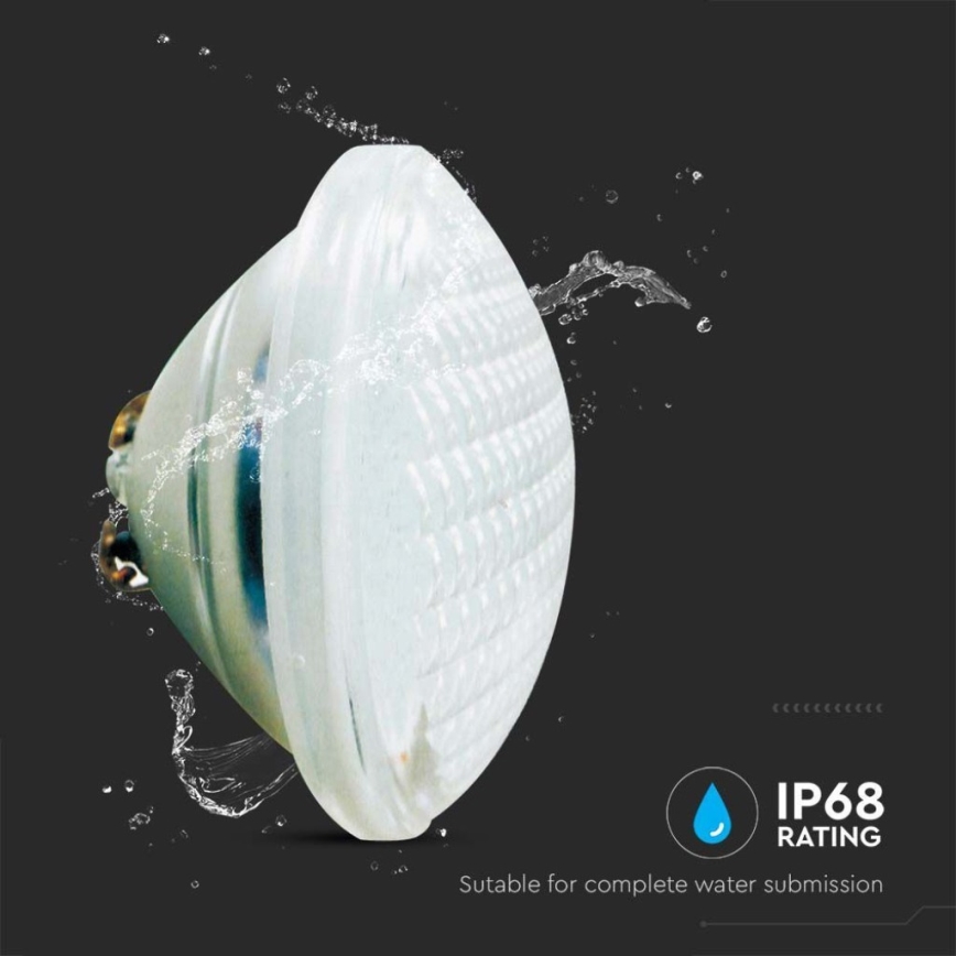 LED Bazénová žárovka LED/35W/12V IP68 6500K