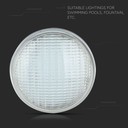 LED Bazénová žárovka LED/8W/12V IP68 3000K