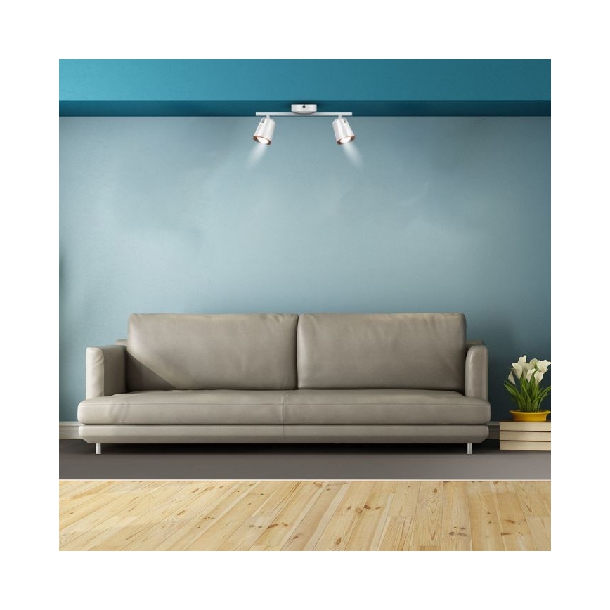 LED Bodové svítidlo 2xLED/6W/230V