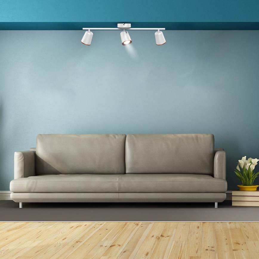 LED Bodové svítidlo 3xLED/5W/230V 4000K bílá