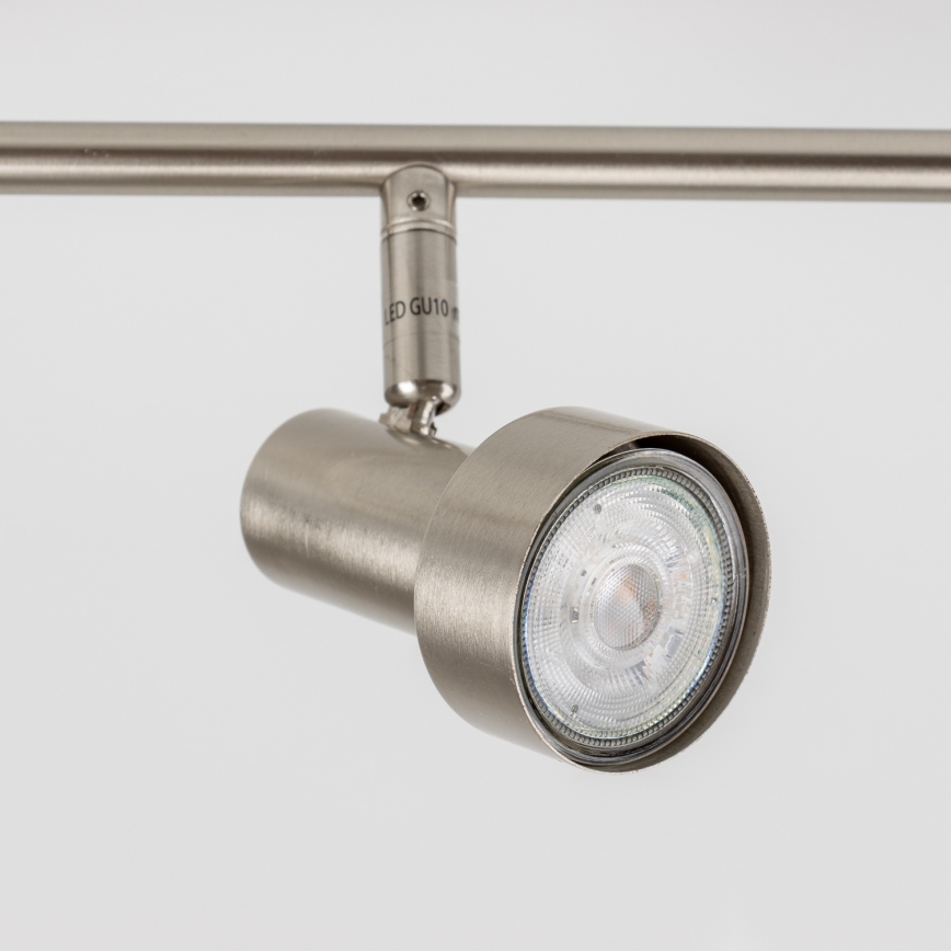 LED Bodové svítidlo 6xGU10/4,7W/230V matný chrom