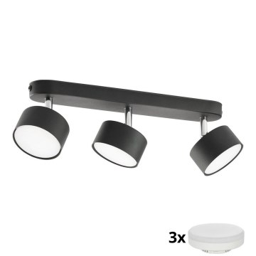 LED Bodové svítidlo CLARK 3xGX53/10W/230V černá