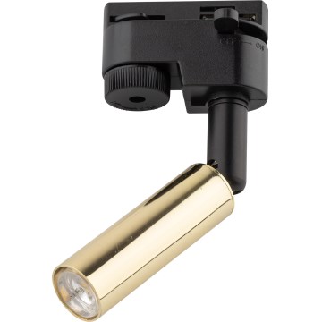 LED Bodové svítidlo do 1-fázového lištového systému LAGOS 1xG9/3W/230V zlatá/černá