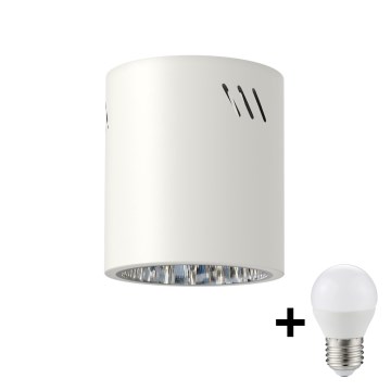 LED Bodové svítidlo GEORGE 1xE27/6W/230V pr. 11 cm bílá