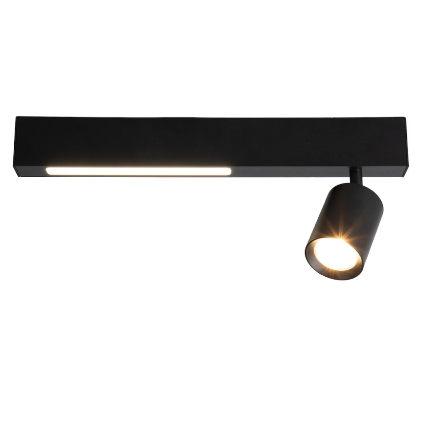 LED Bodové svítidlo MAGNET LED/5W/230V + 1xGU10/60W 3000/4000K černá