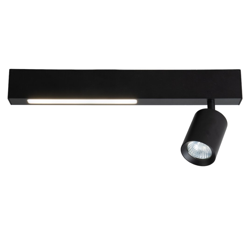 LED Bodové svítidlo MAGNET LED/5W/230V + 1xGU10/60W 3000/4000K černá
