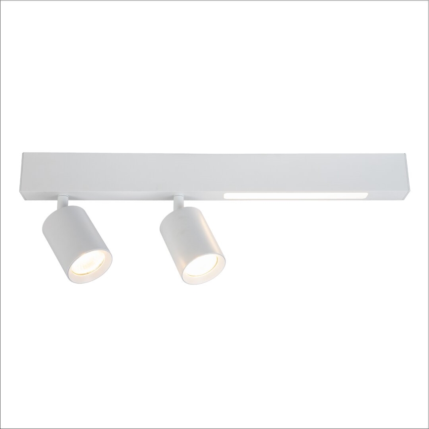 LED Bodové svítidlo MAGNET LED/5W/230V + 2xGU10/60W 3000/4000K bílá