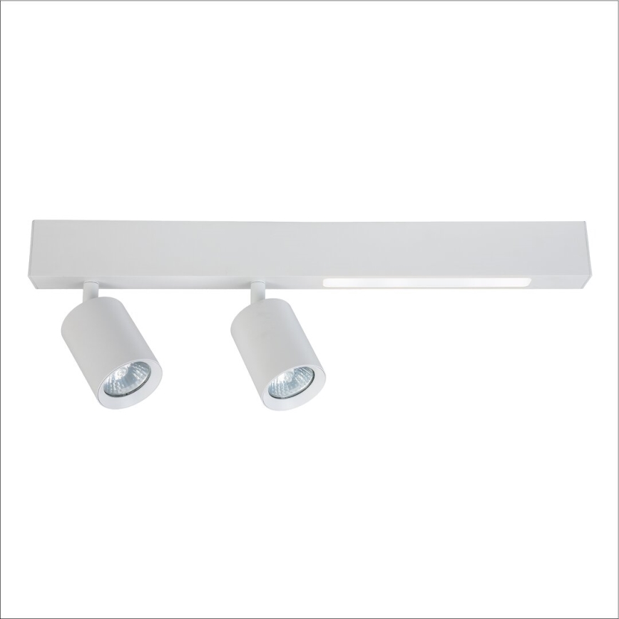 LED Bodové svítidlo MAGNET LED/5W/230V + 2xGU10/60W 3000/4000K bílá