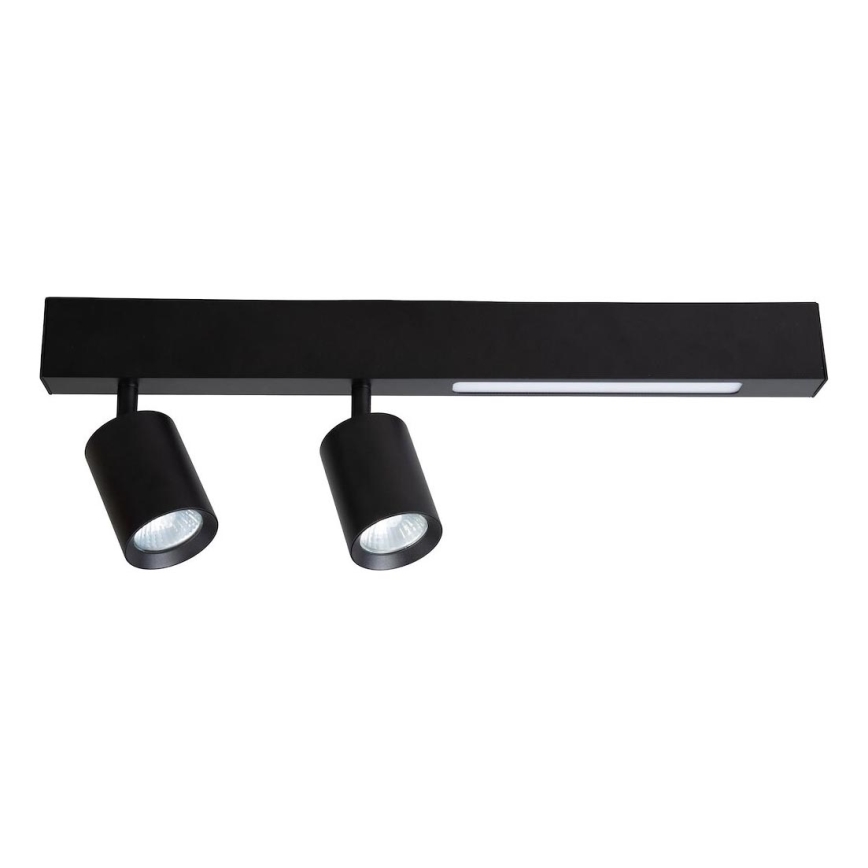LED Bodové svítidlo MAGNET LED/5W/230V + 2xGU10/60W 3000/4000K černá